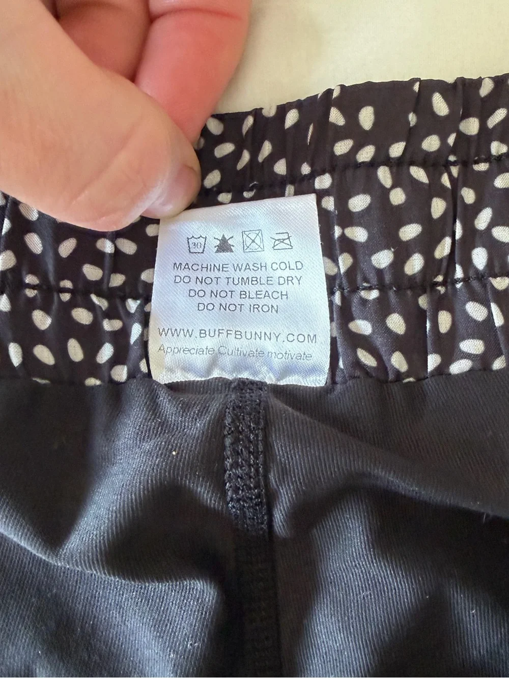 Buffbunny Bossy Print Black Shorts - Picture 8 of 8